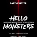 初のワールドツアー開催が発表されたBABYMONSTER