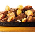 にんにく山盛りカットステーキ（300g）