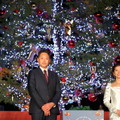 神田愛花が登壇した『Christmas Market in 横浜赤レンガ倉庫』クリスマスツリー点灯式