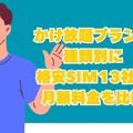 格安SIMのかけ放題プラン13社を徹底比較！最安値500円から利用可能