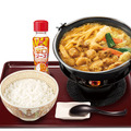 鶏カレー担々鍋定食