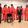 ピンクガード日本出陣式　 Netflixシリーズ「イカゲーム」シーズン2：12月26日（木）世界独占配信