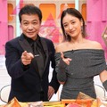 左から）中山秀征、池田美優(C) フジテレビ