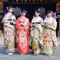 (左から)奥野心羽、澤田奏音、篠原京香、倉本羽菜©2025 Zest, Inc. / 衣装協力：株式会社清水屋