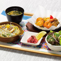 柚子香る鯛めし風ピラフ&牡蠣と帆立のあつあつグリル(サラダ・味噌汁・漬物付)　3,180円(税込3,498円)