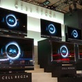 「CEATEC JAPAN 2009」（2009年10月）にて展示された「CELL レグザ 55X1」の実機