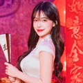 え、大丈夫…？韓国チアガールの“無防備なキャミ”に視線釘付け「耐えられません！」【PHOTO】