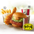 「和風チキンカツバーガー本格ゆず七味よくばりセット」…1,200 円