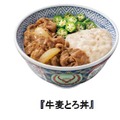 『牛皿麦とろ御膳』『牛麦とろ丼』『冷汁』