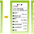 「iPS」携帯電話上の画面イメージ