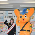 警視庁碑文谷警察署の一日警察署長を務めた井頭愛海