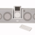 iPod用充電式ポータブルスピーカー「mm50 Portable Speakers for iPod」