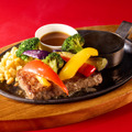 ビーフハンバーグステーキ 夏野菜（税込1,309円）
