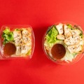 たんぱく質が摂れる！ローストチキンのパスタサラダ（税込398円）