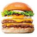 ダブルロコモコ絶品チーズバーガー　840円