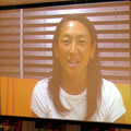 CHINA OPEN出場のため会見を欠席した杉山愛さんはビデオメッセージで参加。年会を通じ、勝ち試合数×1万円を日本対がん協会「乳がんをなくす　ほほえみ基金」に寄付すると発表
