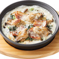 “鉄板パスタ” 播磨灘(はりまなだ)産牡蠣のクリームソース～柚子胡椒添え～（税込1,529円）