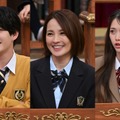 左から）長尾謙杜（なにわ男子）、国仲涼子、松村沙友理『呼び出し先生タナカSP』（C）フジテレビ