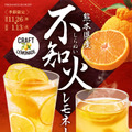 不知火(しらぬい)クラフトレモネードソーダ（ICE）540円　不知火(しらぬい)クラフトレモネード（HOT）　540円