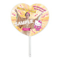 ハート形うちわ（全2種）　990円© 2025 SANRIO CO., LTD. TOKYO, JAPAN 　著作 株式会社サンリオⒸSanki Promotion Co.,Ltd. All Rights Reserverd
