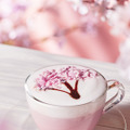 桜 咲くよ ラテ　＜テイクアウト＞618円