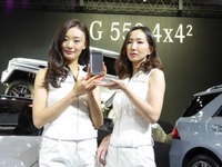 メルセデス・ベンツブース コンパニオン(東京オートサロン2016)