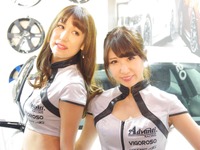 Advanti RACINGブース コンパニオン(東京オートサロン2016)