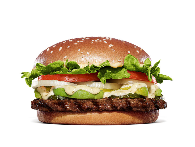 「クリーミーマヨ アボカドワッパー」単品940円、セット1,240円