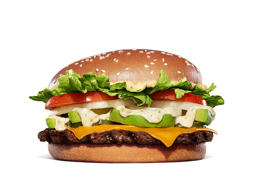 「チーズクリーミーマヨ アボカドワッパー」単品1,040円、セット1,340円