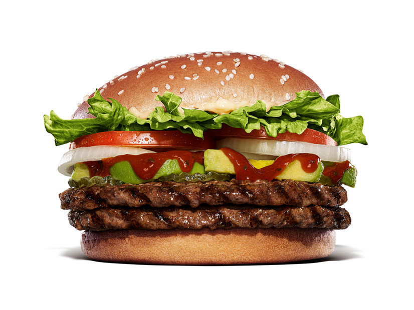 「ダブルスパイシーサルサ アボカドワッパー」単品1,340円、セット1,640円