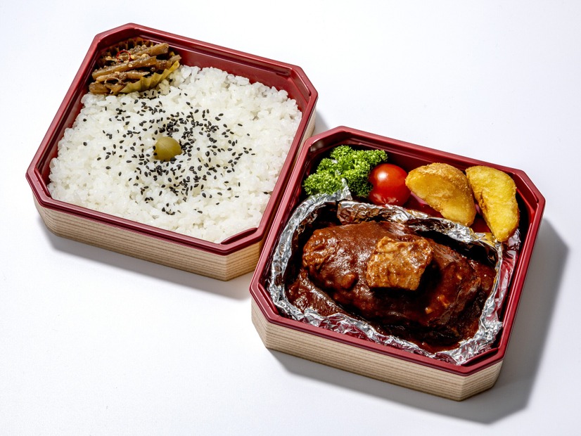 つばめ風ハンブルグステーキ弁当　2,030円／駅弁つばめグリル