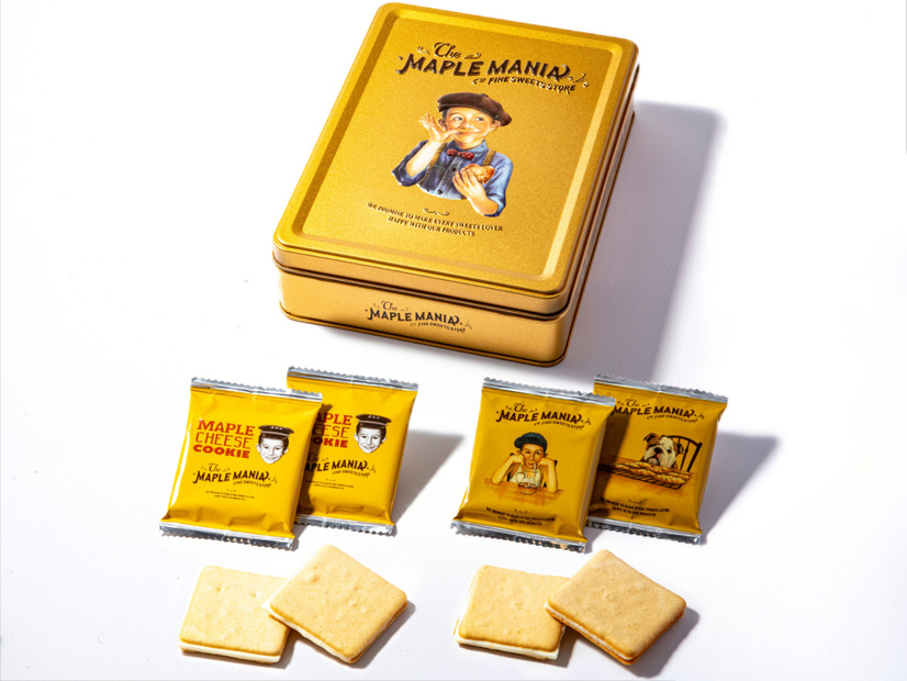 ＜3位＞メープルクッキー詰合せ缶　2種各7枚入　2,500円