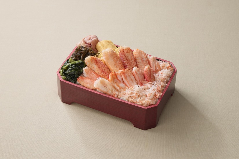 「毛蟹贅沢弁当」3,456円