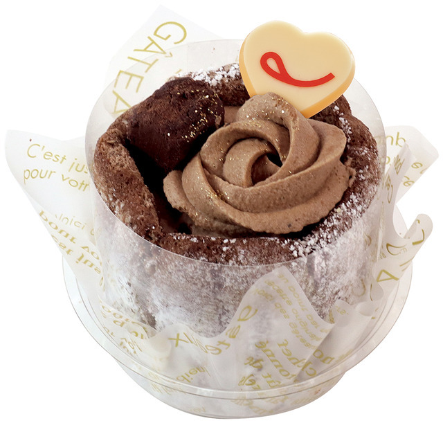 「母の日 チョコレートのフラワーケーキ」