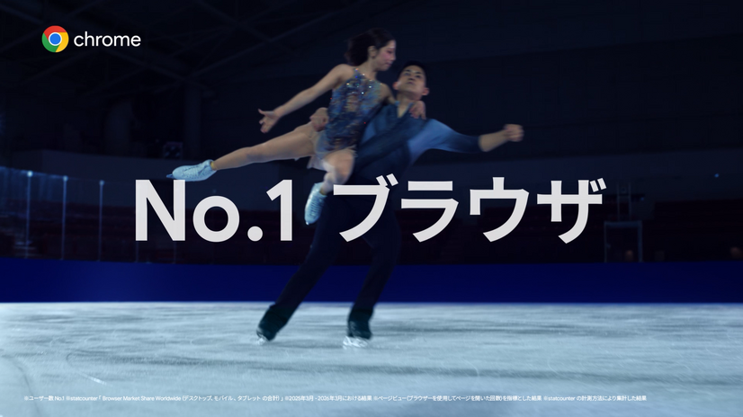 世界を魅了した“りくりゅうペア”がGoogleの新CMに出演！