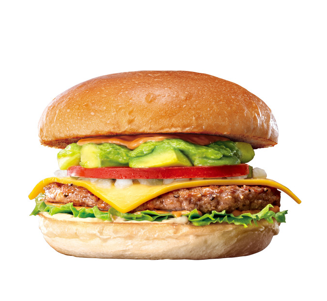 「アボカドチーズバーガー」640円（税込）