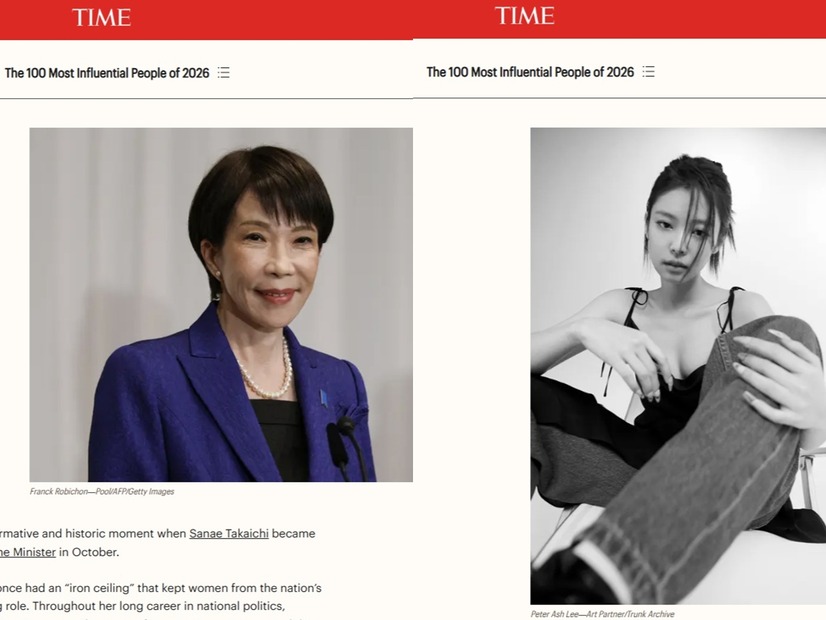 高市首相とBLACKPINK・ジェニー？ 日本と韓国であまりに対照的な「世界で最も影響力のある100人」