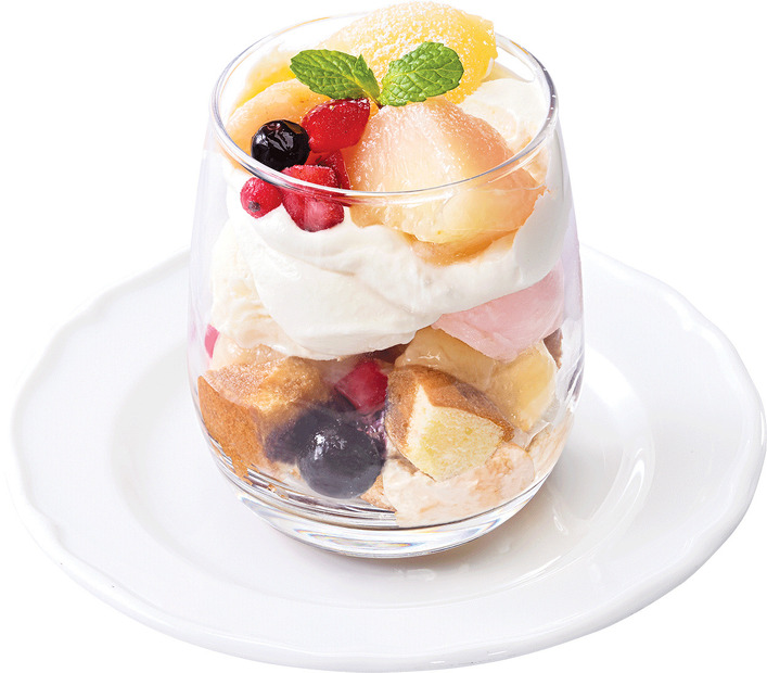 「“紅茶香る” 白桃のグラスドルチェ グランデ」（税込759円）