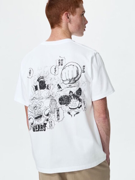 「ワンピース」ルフィの“歴代ギア”が揃い踏み！ユニクロ「集英社100周年UT」第2弾 Tシャツのデザインが名シーンだらけ