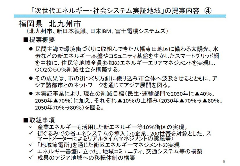 福岡県北九州市の提案