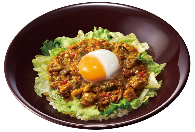 スパイシーキーマカレー丼