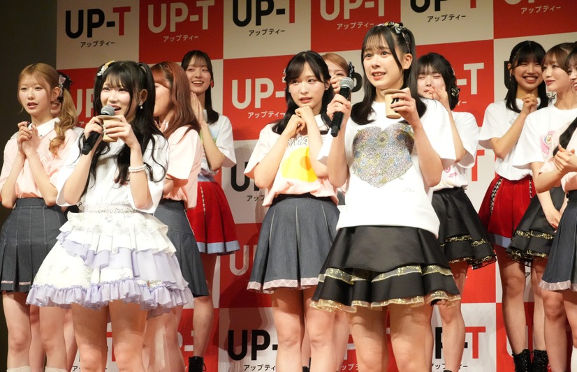 「UP-T×AKB48 Group新CM発表会」【撮影：小宮山あきの】