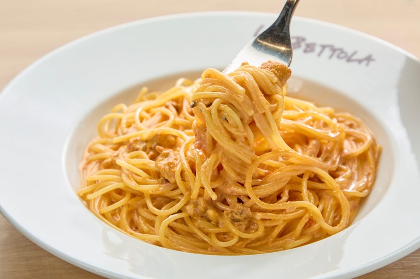 ラベットラ人気No1パスタ うにのスパゲッティ
