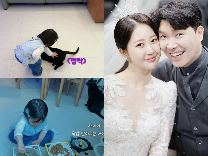 23歳年下の妻と結婚、53歳でパパになった韓国タレントに“愛猫虐待”疑惑？ 娘を放置する動画めぐり賛否