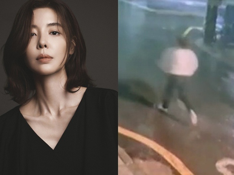 強盗の恐怖映像が明らかに!! 人気女優キム・ギュリが逃げる決定的瞬間