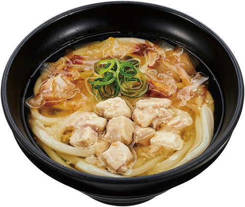 『旨出汁まぐろうどん』410円（税込450円）～
