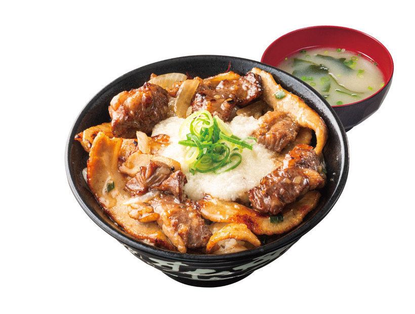 『厚切りコンビねぎ塩焼肉丼』1,390円（税込）※ニンニク不使用