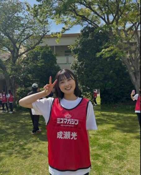 （写真は成瀬光の公式インスタグラムから）※所属事務所に掲載許諾をもらっています