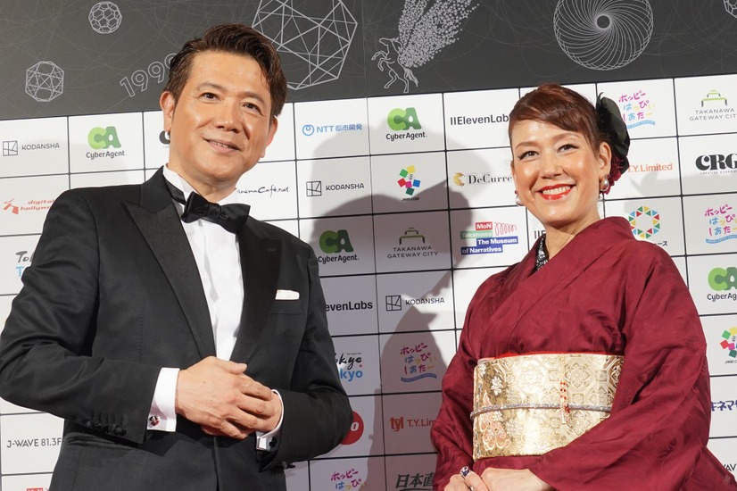 別所哲也、LiLiCo【写真：竹内みちまろ】