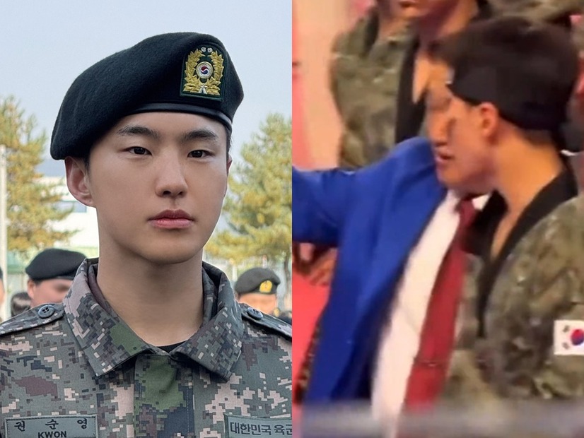 兵役中のSEVENTEEN・ホシへの無理な撮影に批判、同僚の対応には称賛　軍服を着ても“撮られる対象”なのか